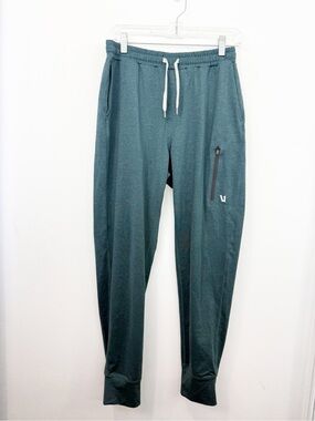 Vuori Men’s Sunday Performance Jogger Pants Blue Green Size Small